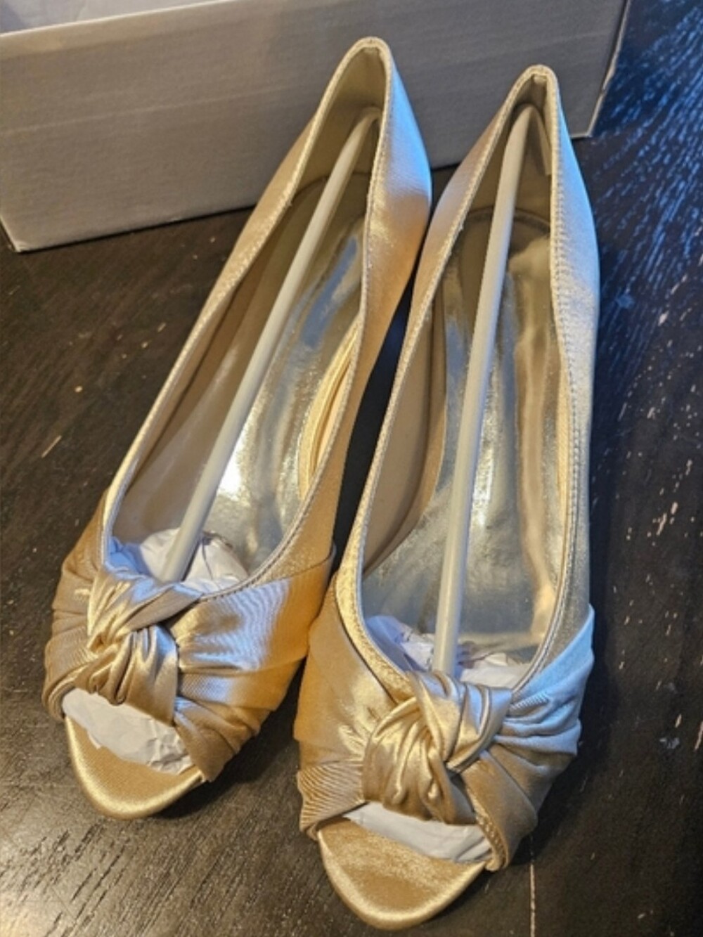 Peep-Toe Flats
